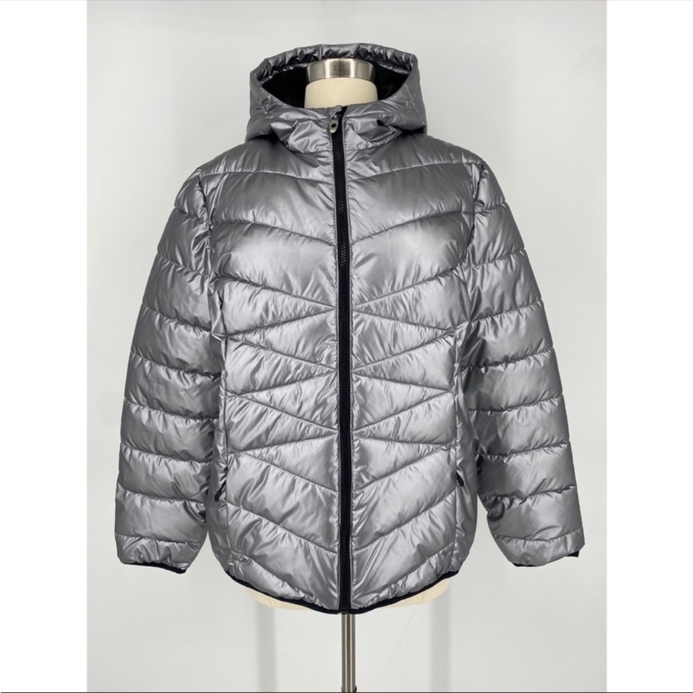 Spyder Hooded Water Resistant Puffer Jacket